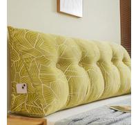 Bed reading pillow, wedge lumbar pillow, triangular reading pillow, headboard backrest, lumbar support pillow,A03,100 * 50 * 20CM