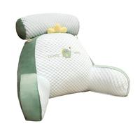 Bed Rest Pillow - Reading Pillow TV Relax Pillow, Memory Foam Back Lumbar Support Cushion, Reading Pillow With Support Arms For Reading/Watching TV/Gaming, Removable And Washable, 70x50cm/60x40cm