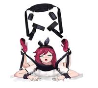 Bed Restraint Kit for Couples Under King Bed Sex Ties for Ankles and Wrists Bed Straps for Adult Play Queen Size Bed Sex Resistance Bands Leg Spreader Bar Hand Cuff Set for Bedroom Toys Women Sweater