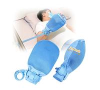 Bed Restraints Gloves for Dementia Patients Elderly Medical Security Mittens Anti Scratching Hospital Hand Contral Caregiver Safety Protection Mitts for Alzheimer Autism with Extra Padding (1 Pair)