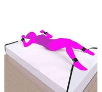 Bed Restraints King Size Mattress Bed Straps for Adult Play Spreader Bars Legs and Hands Sex Tie Downs Under Mattress for King Bed Restraint Kit for Couples Queen Size Bed Handcuff Toys Sweater