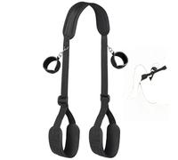 Bed Restraints Sex Toys Set - Erotic Sex Toys Satin Blindfold Detachable Handcuffs Leg Straps Cuffs, Adjustable Wrist Thigh Restraint Ropes Bondages Accessories for Adult Couple Sex Swing Games