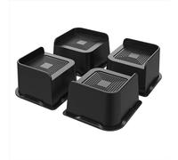 Bed Risers 3 Inch Heavy Duty, 4.8x4.8In Wide Opening Furniture Risers