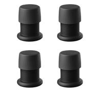 Bed Risers, 4PCS 1.65Inch Sofa Risers Adjustable, Self-Adhesive Furniture Risers Height Lifting, Heavy Duty Bed Lifts, Table Risers, Furniture Risers, Great Under Storage Space (Black)