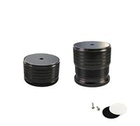 Bed Risers with Nonslip Base Replacement for Furniture Legs Aluminum Alloy Feet Bed Frame Elevators