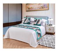 Bed Runner Scarf Protector Slipcover - Functional & Stylish Furniture Shield Fits Beds, Sofas, Chairs Prevents Spills, Dirt & Maintains Aesthetics(L,50 * 260cm)