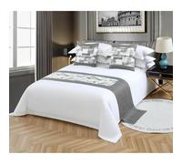 Bed Runner Scarf Protector Slipcover - Functional & Stylish Furniture Shield Fits Beds, Sofas, Chairs Prevents Spills, Dirt & Maintains Aesthetics(C,50 * 240cm)