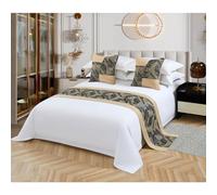 Bed Runner Scarf Protector Slipcover - Functional & Stylish Furniture Shield Fits Beds, Sofas, Chairs Prevents Spills, Dirt & Maintains Aesthetics(W,50 * 260cm)