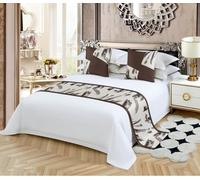 Bed Runner Scarf Protector Slipcover - Functional & Stylish Furniture Shield Fits Beds, Sofas, Chairs Prevents Spills, Dirt & Maintains Aesthetics(F,50 * 240cm)