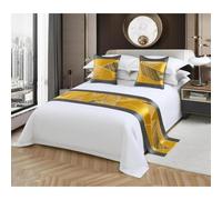 Bed Runner Scarf Protector Slipcover - Functional & Stylish Furniture Shield Fits Beds, Sofas, Chairs Prevents Spills, Dirt & Maintains Aesthetics(O,50 * 260cm)