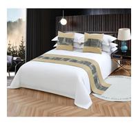 Bed Runner Scarf Protector Slipcover - Functional & Stylish Furniture Shield Fits Beds, Sofas, Chairs Prevents Spills, Dirt & Maintains Aesthetics(H,50 * 180cm)