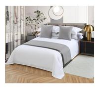 Bed Runner Scarf Protector Slipcover - Functional & Stylish Furniture Shield Fits Beds, Sofas, Chairs Prevents Spills, Dirt & Maintains Aesthetics(I,50 * 260cm)