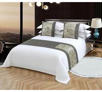 Bed Runner Scarf Protector Slipcover - Functional & Stylish Furniture Shield Fits Beds, Sofas, Chairs Prevents Spills, Dirt & Maintains Aesthetics(D,50 * 180cm)