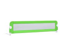 vidaXL Toddler Safety Bed Rail Green 180x42cm Polyester Kids Nursery Rail