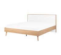 Bed SERRIS 160 x 200 cm (EU King Size) Light Brown