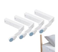 Bed Sheet Holder - Bedding Gripper Clip | 4 Portable Asteners for Mattress Protectors, Sofa Bed Sheets and Holds Bedding Securely with Minimal Risk of Wear