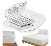 Bed Sheet Holder With Lock Strips Adjustable Height,Removable Fitted Sheet Corner Holders for Mattress Protectors,Anti Slip Design Is Not Easy To Fall Off, Fit All Mattress Size Easy Installation