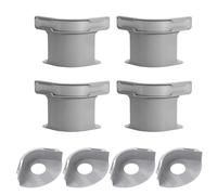 Bed Sheet Holders With Lock Strips, 8 Pack Bed Sheet Clips Grey, Removable Fitted Sheet Corner Holders, Heavy Duty Bed Sheet Fasteners Non-Slip for All Mattress Protectors, Bedding