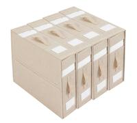 Bed Sheet Organiser, Foldable Closet Organizer for Under Bed, Folding Bedding Cover Storage Bag Box, 2 Visual Windows Closet Containers and Organizers for Sheets, Blankets, Clothes (Beige 4 Pack)