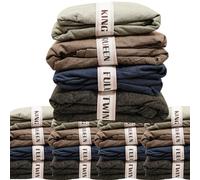 Bed Sheet Organizer and Storage Size Label Bands | Bed Sheets Set Organizers for Linen Closet Organization - Elastic Bedding Band Labels for Organizing Bedsheet (Mix 20PCs Pack, Cream)