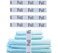 Bed Sheet Organizer Bands,Sheet Organizers and Storage Bands Bed Sheet Label Bands Organizers for Linen Closet Sheet Keepers Straps for Pillow Case,Duvet,Quilt (Full)