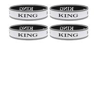 Bed Sheet Organizer Bands with Hook and Loop Adjustable Sheet Organizers and Storage Label Bands for Linen Closet-Elastic Bedding Sheet Keeper Straps for Bedsheet Sets (King 4PCs)