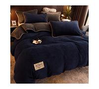 Bed sheet set Flannel Quilt Cover Solid Color Duvet Cover Soft Warm Coral Fleece Blanket Thick Quilt Cover Throw Mechanical Wash bed linings (Color : G, Size : 1pcs 180x220cm)