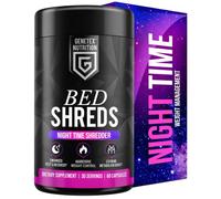 Bed Shreds Night Time Supplement for Weight Management & Sleep Aid. Valerian Root & Ashwagandha for a Deep Sleep. L-Carnitine, Capsicum & More, to Gently Support Weight - 60 Capsules, Made in UK