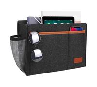 Bed Side Pockets for Storage on the Bed - Multiple Pockets Bedside Organiser Bag | Storage Bag for Sofa Armrest - For Remote Controls Books Tablets Home Dorm Senior Home Living Room