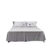 Bed Skirt Solid Color Split Corners Bed Skirt Home Hotel Cover Twin/Full/Queen/King Size 38cm Height(Color-7,Queen152x203x38)
