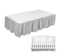 Bed Skirt with Microfibre Ruffle with Pon Pon to bring the child warm and welcoming into the bedroom for sleeping and | Crust of dust with finishes