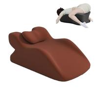 Bed Sleeping Pillow Lying on The Bed Couples Cushion, Leg Elevation Pillow, Ergonomic Pillow for Reading, Memory Foam Sleeping Pillow for Leg Elevation And Back Support, Support for All Postures,05