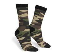 Bed Socks Camouflage Camo Trainer Socks Cozy Sleeping Socks Fluffy Running Socks For Basketball Tennis Cycling