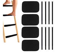 Bed Stairs Padding - Soft Material Dorm Bed, Tool-Free Installation bunk Ladder | Ladder Cover for Family Adults RV Home Indoor Outdoor Camping Dorm Stair Steps Foot Comforts