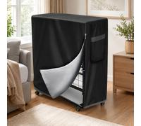 Bed Storage Cover, Folding Oxford Fabric Rollaway Bed Cover with Zipper, Thickened Storage Cover Water and Dust Resistant Protective Bed Protector Cover, Easy to Put On and Take Off(#2)