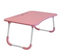 Bed Table Laptop Multipurpose Height 26cm Folding Feet Pink