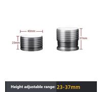 Bed Table Legs Raised Base Height Increaser Silicone Aluminum Bed Table Suitable for Home and Daily Use Enhancing Your Overall Comfort and Peace (Gray 23mm)