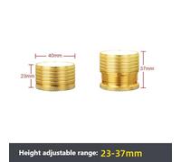 Bed Table Legs Raised Base Height Increaser Silicone Aluminum Bed Table Suitable for Home and Daily Use Enhancing Your Overall Comfort and Peace (Gold 23mm)