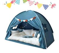 Bed Tents for Breathable Portable Blackout Space | Single Bed Canopy Tent Living Room Kids Bedroom Garden Balcony Camping Role Play Reading