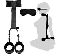 Bed Ties Restraints Neck to Wrist Restraints Rope kit,BDSM Bondage Bed Kit Sex Toys Arm and Legs,Sex Toys Slave Restraints Handcuffs Bondage Rope Kit for Couples SM Games Yoga Sweater