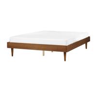 Bed TOUCY 160 x 200 cm (EU King Size) Brown Ash Wood