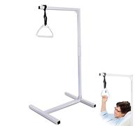 Bed Trapeze Bar Stand Assist Lift for Elderly, Disabled - Bedside Handicap Rail with Pull Up Handles for Adaptive Living
