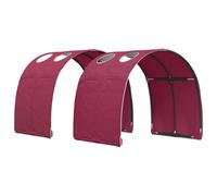 Bed Tunnel 2 pcs Polyester Bedroom Accessory Modern Sleeping Nook Frame vidaXL