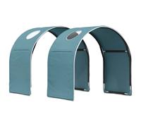 Bed Tunnel 2pc Light Blue Polyester 211x52.5x2cm Minimalist Indoor Decor forHome