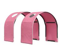 vidaXL Bed Tunnel 2 pcs Pink 211 x 52.5 x 2 cm Polyester