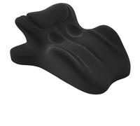 Bed Wedge Pillow 27°, Memory Foam Wedge Cushion with Detachable Headrest, Sitting Up Pillow for Bed Reading & TV, Massage & Sleep, Back Support & Leg Elevation, Washable Cover, Non-Slip Base - Black