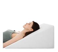 Bed Wedge Pillows Leg Elevation Reading Pillow & Back Support Wedge Pillow - for Back and Legs Support, Back Pain, Leg Pain, Pregnancy, Neck and Shoulder Joint Pain, Sleeping (White, 12" x 24" x 24")