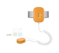 Bed Wetting Alarm for Boys and Girls - USB Rechargeable, Bedwetting Alarm with High Sensitivity Sensor, Loud Sound and Strong Vibration, Proven Solution for Bedwetters(Orange)