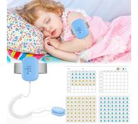 Bed Wetting Alarm for Children - USB Rechargeable, Bedwetting Alarm with High Sensitivity Sensor for Baby Toddler and Elderly Adults, Loud Sound and Strong Vibration, Proven Solution for Bedwetters