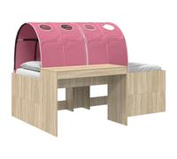 Bed with Tunnel 4 pcs Engineered Wood Modern Desk Bedroom Furniture vidaXL